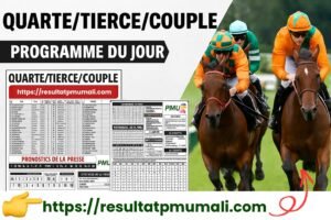 Programme Officiel PMU Mali – Mercredi 18 Mars 2026